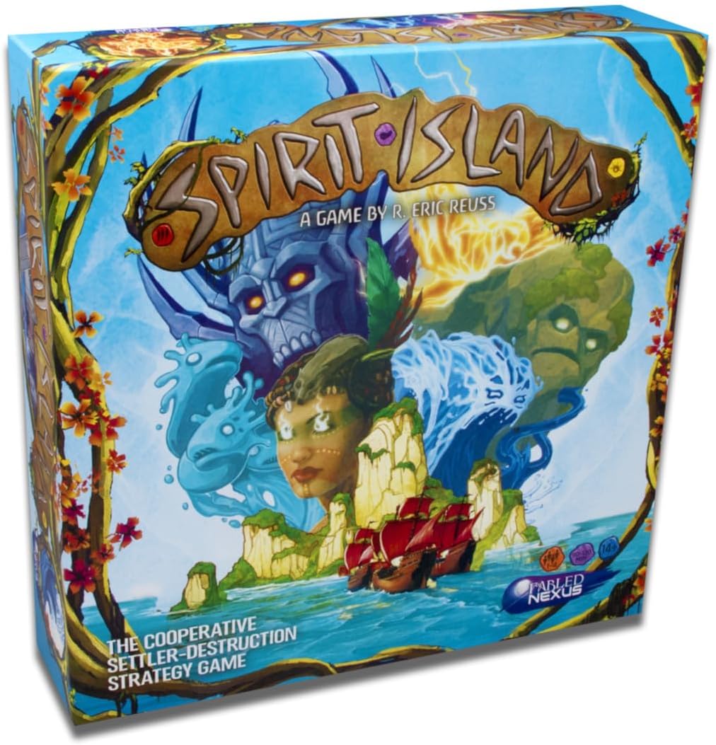 Greater Than Games Spirit Island Board Game, Multicolor