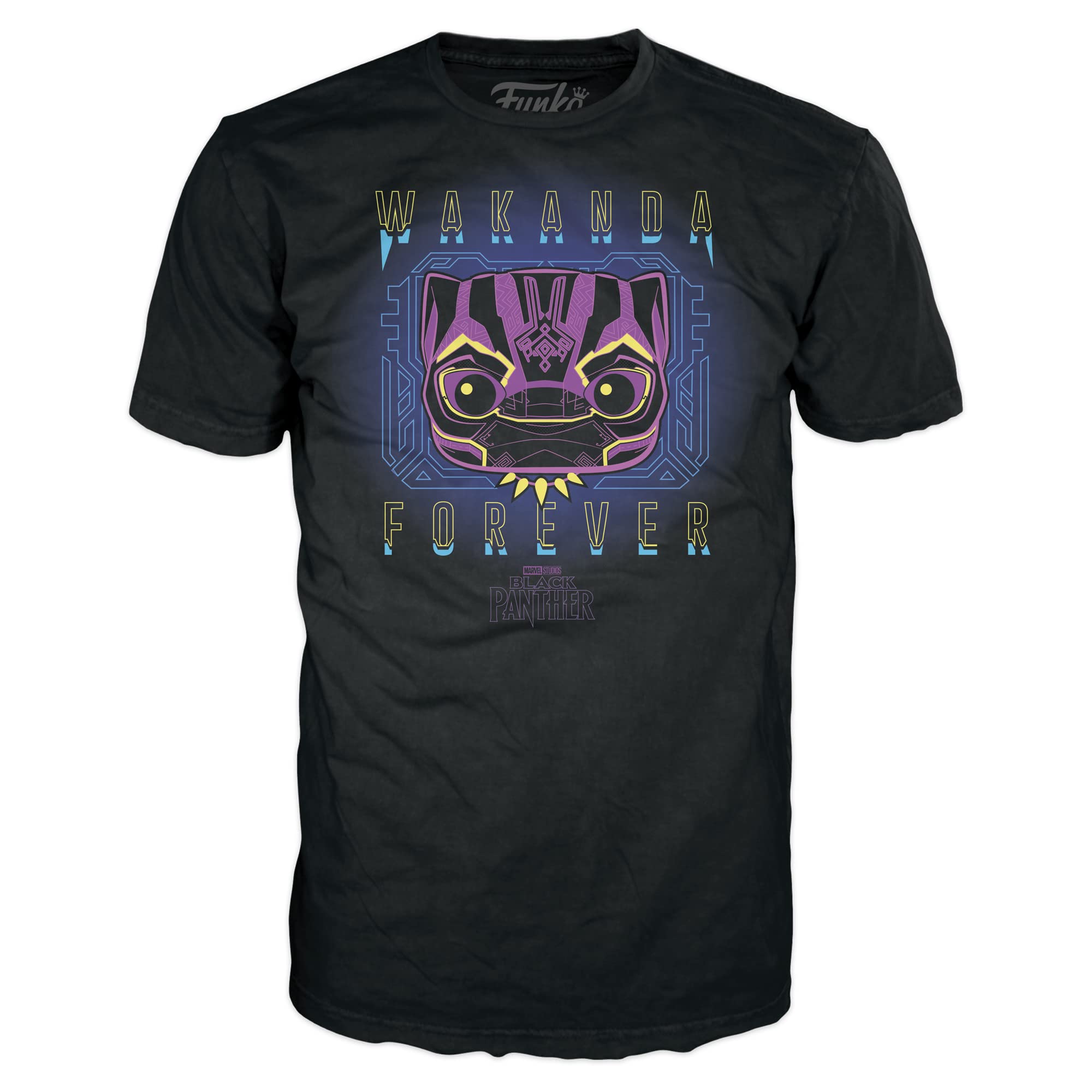 Funko Pocket Pop! & Tee: Marvel-BP, Black Panther, Extra, (Child), Extra Large, (XL), Marvel Comics, T-Shirt - Image 3