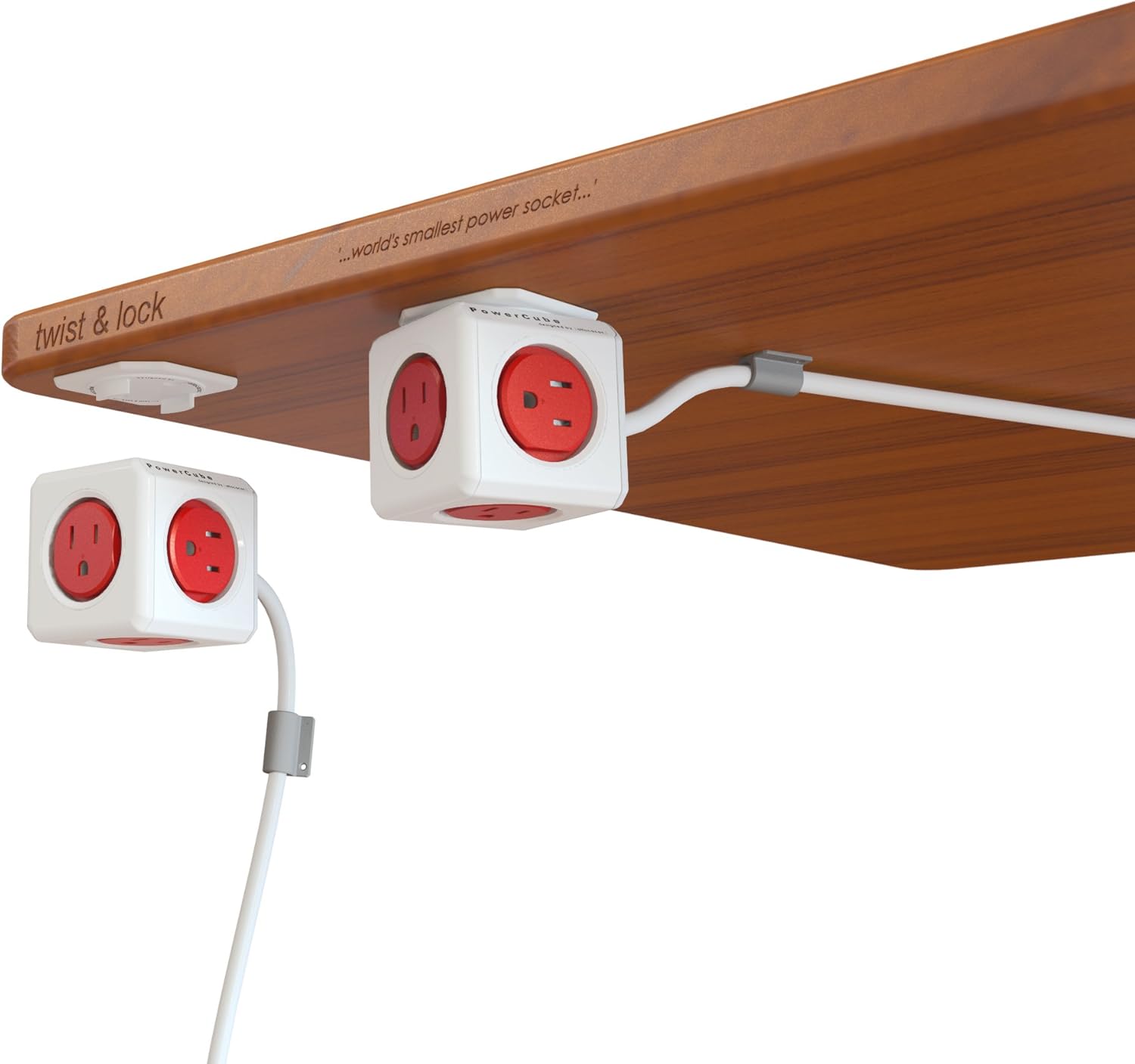 Extended, 5 Outlet Adapter and Surge Protector 5ft Extension Cord Power Strip with 5 outlets 4320RD/USEXPC