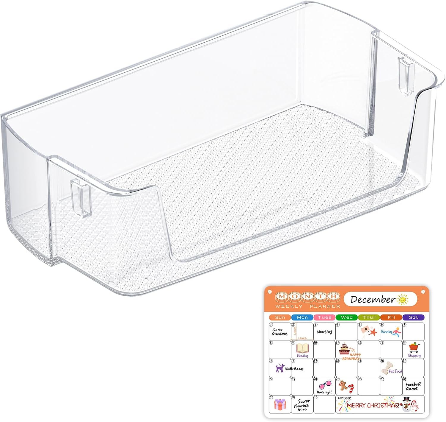 UPGRADED DA97-20989A DA63-09780A Fridge Door Shelf Replacement Compatible with Samsung Refrigerator Door Shelf RF28T5001SR RF28T5021SG Door Bin RF28T5101SR RF28T5F01SR RF28T5021SR Left Door Shelf