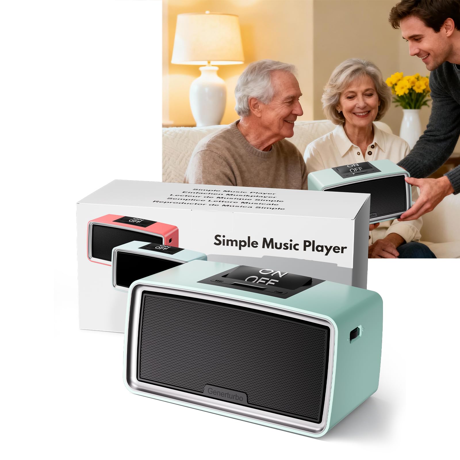 Simple Music Player for Seniors & Elderly