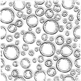 NZJ Bubbles Circle Dots Background Clear Stamps for Card Making Scrapbooking Crafting DIY Decoration