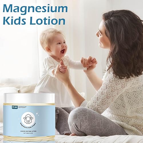 Miniatura 4 de Loción de magnesio para niños, crema de magnesio para el sueño y la relajación de los niños, apoya la relajación y el sueño reparador, para niños