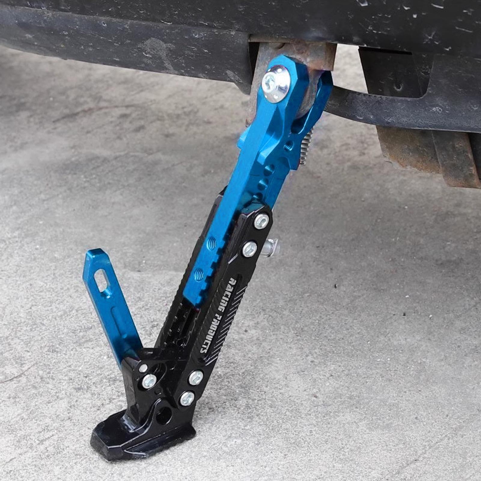 Generisch Podpórka do stopy motocyklowej, regulowany aluminium, akcesoria do skuterów