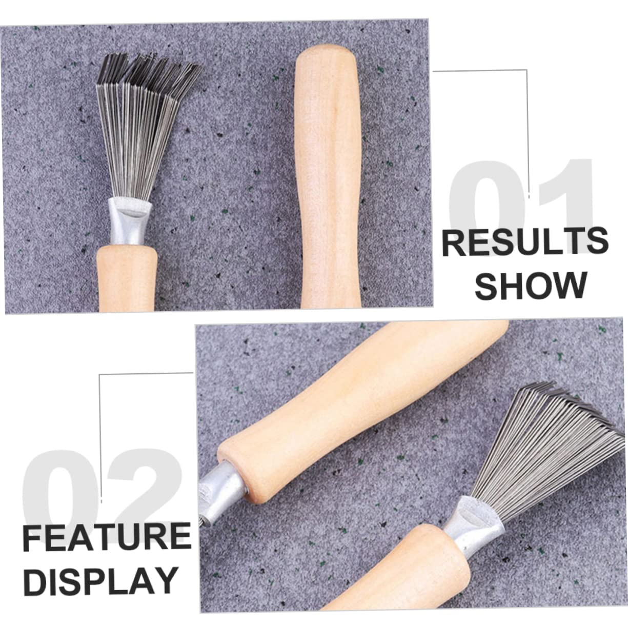 Hair Brush Cleaner Tool 4pcs Comb Claw Cleaner for Easy Hair Removal Detangling