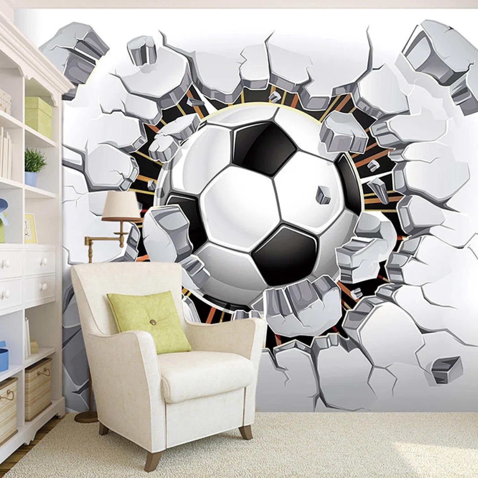 Calcio sport foto murale ragazzo camera dei bambini divano 3d murale carta da parati tv sfondo muro decorazione della casa