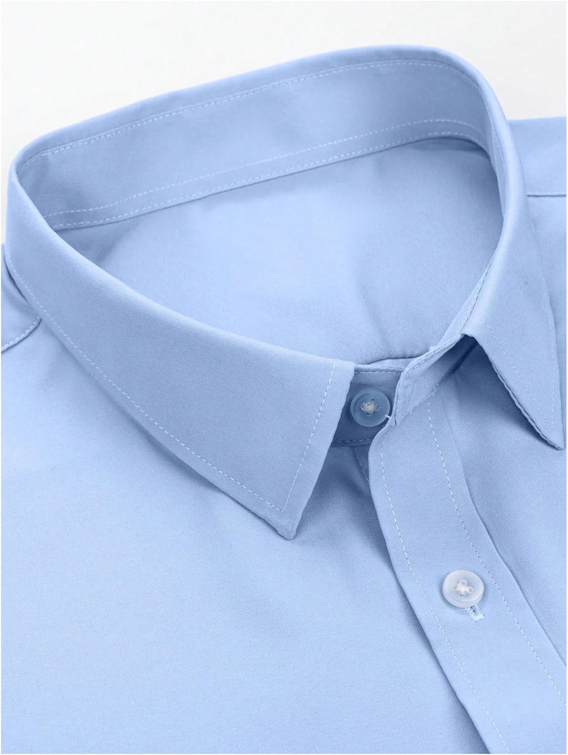 Men's Long Sleeve Dress Shirts Graphic Button Down Collared Business Work Shirt - Image 3