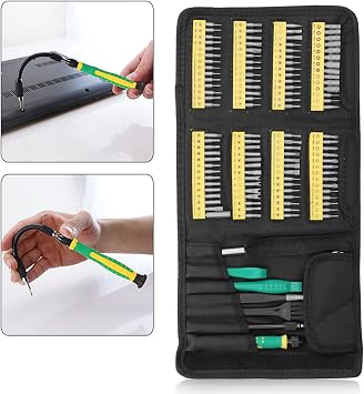 Electronics Precision Screwdriver Sets,Electronics Screwdriver Set Bit Accurate Repair Tool Kit for Computer Mobile Phone