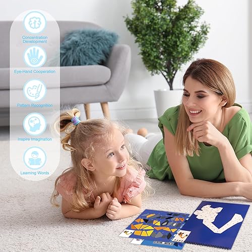 Miniatura 6 de Pintura para vehículos con calcomanías, libros, manualidades para niños de 4 a 8 años, calcomanía por número, regalos de cumpleaños, recuerdos de