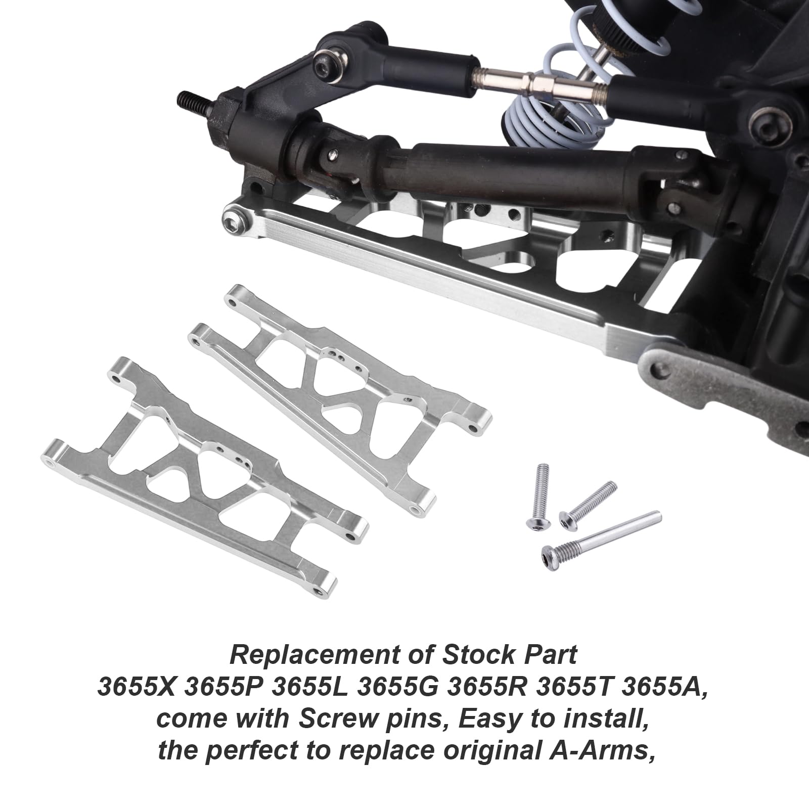 Amazon.com: HobbyPark 4-Pack Front & Rear Aluminum Suspension Arms