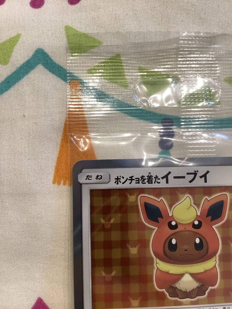 ポンチョを着たイーブイブースター未開封