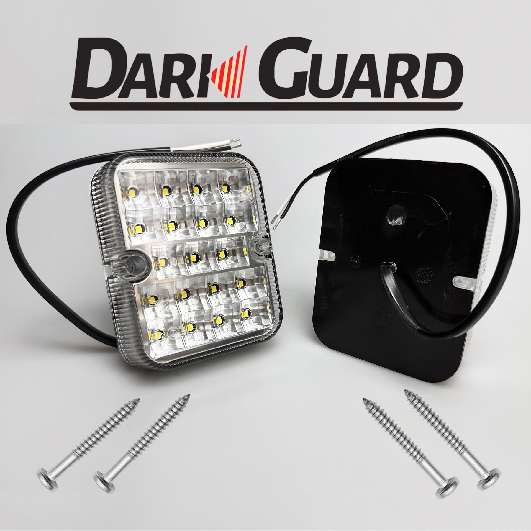 2 x Bianco LED Luce Retromarcia Veicolo Fanale 12V 24V Rimorchio Fari Retromarcia per Roulotte Camion RV Impermeabile ECE