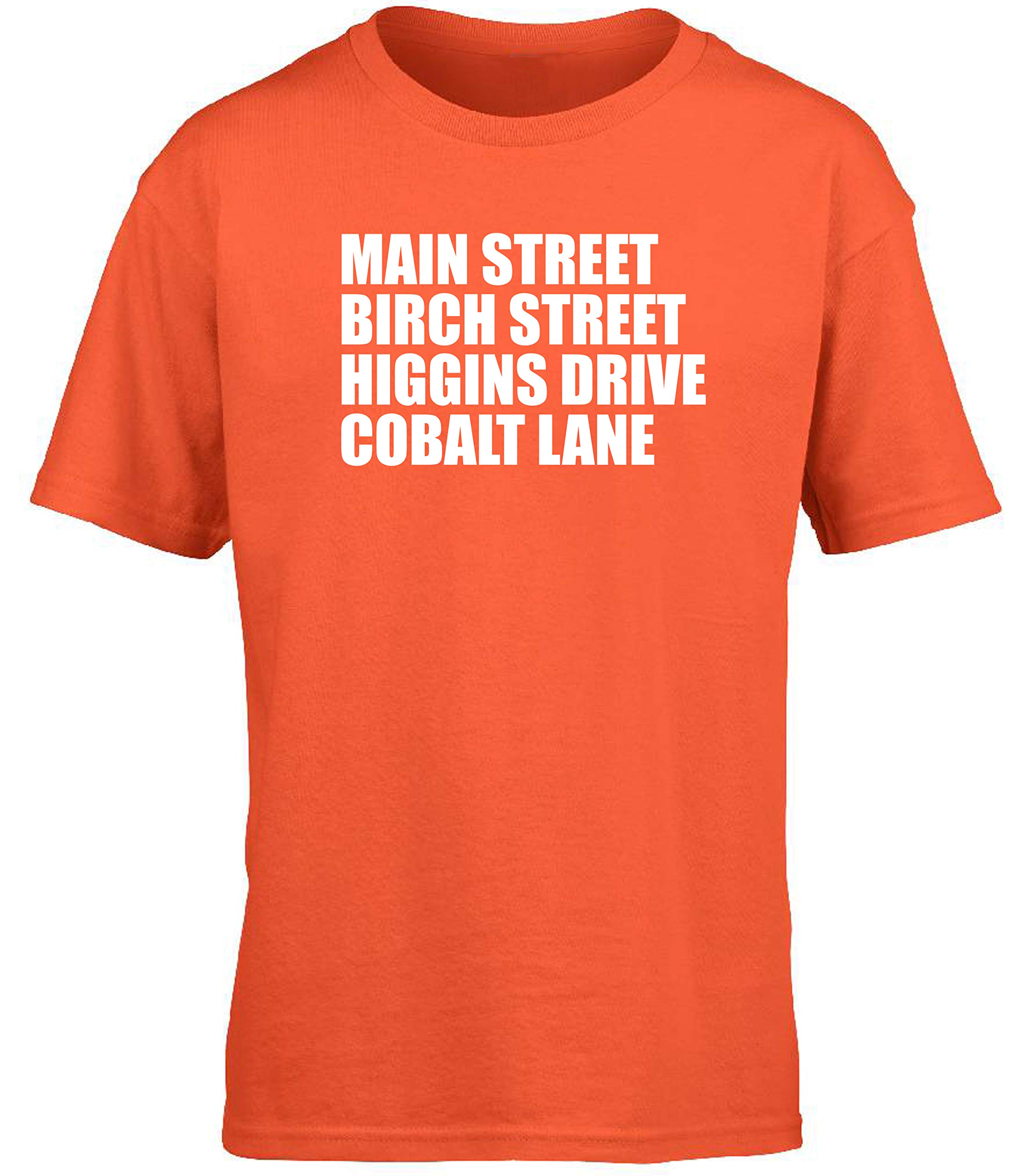 HippowarehouseMain Street, Birch Street, Higgins Drive, Cobalt Lane Kids Children's Short Sleeve t-Shirt