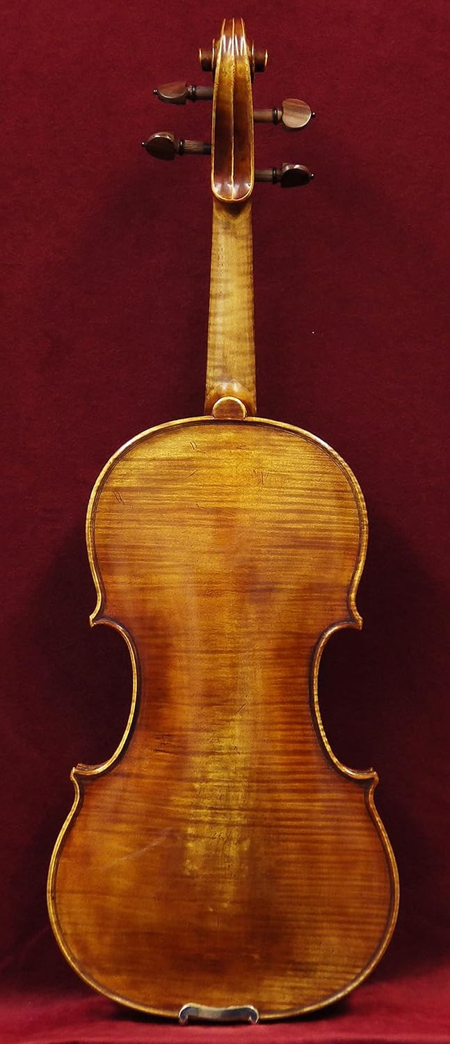 欲しいの Suono Eterno 永遠の響き バイオリンセット Cr3 Cr3 304 本体ストラドモデル 熟練マイスターの完全ハンドメイド 一点物 鮮明なトラ杢の美しい一枚板の裏板 フルール ド リス装飾入りフロッグの弓 角型ケースでお届け Sparrow Rs