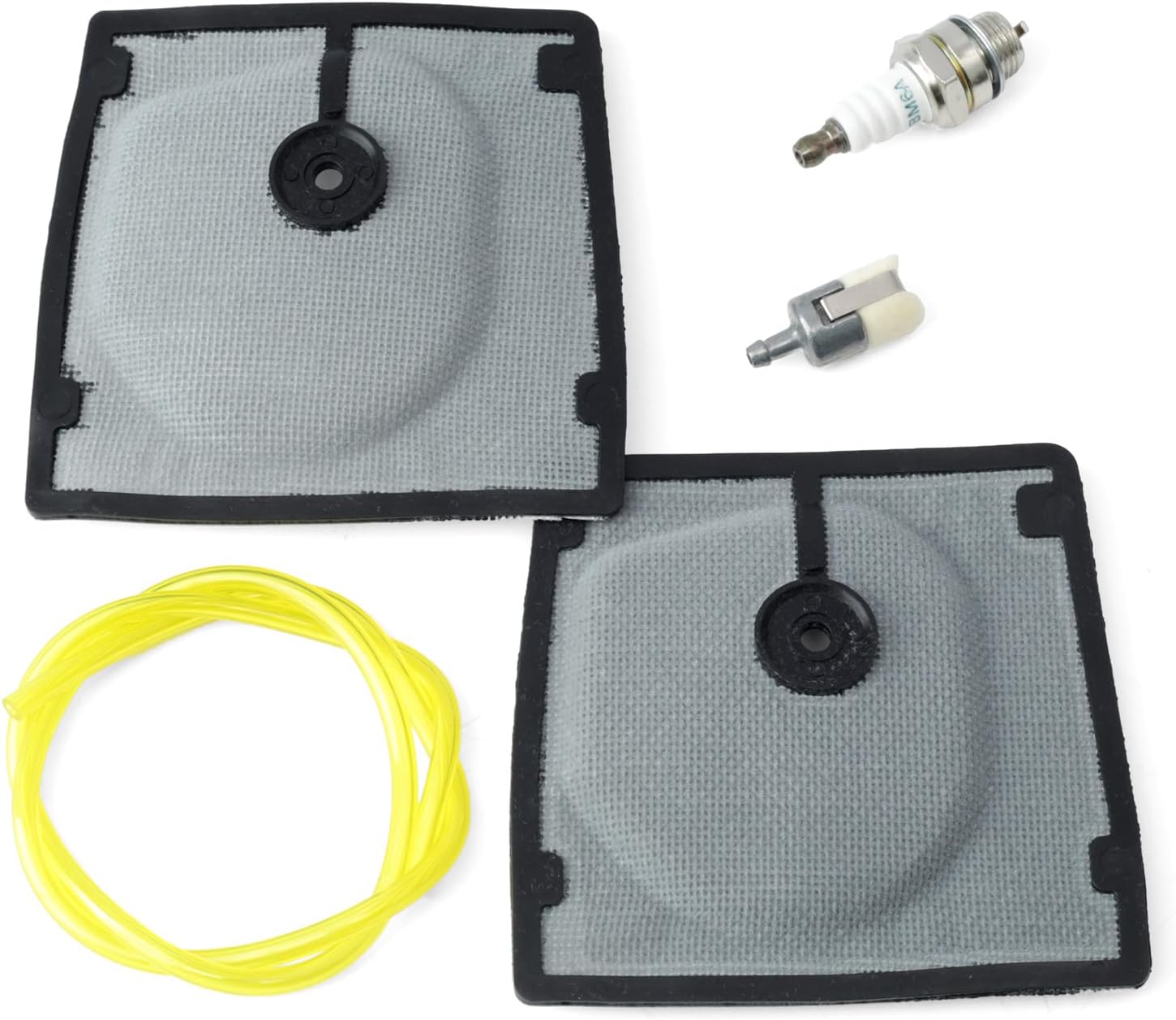 214226 Filter Tune Up Kit Compatible with McCulloch Pro Mac 605 610 650 655 690 Chainsaw Maintenance Parts with Hose and Spark Plug, Replace 95213 3108 538063932 62345 92879 6617