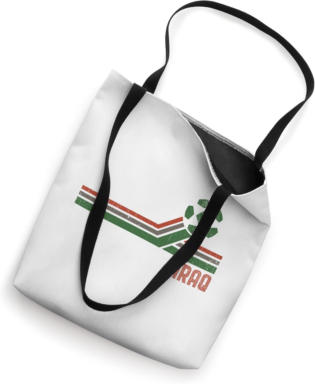 Iraq Soccer 2026 Iraqi Fans Flag Retro Vintage Tote Bag