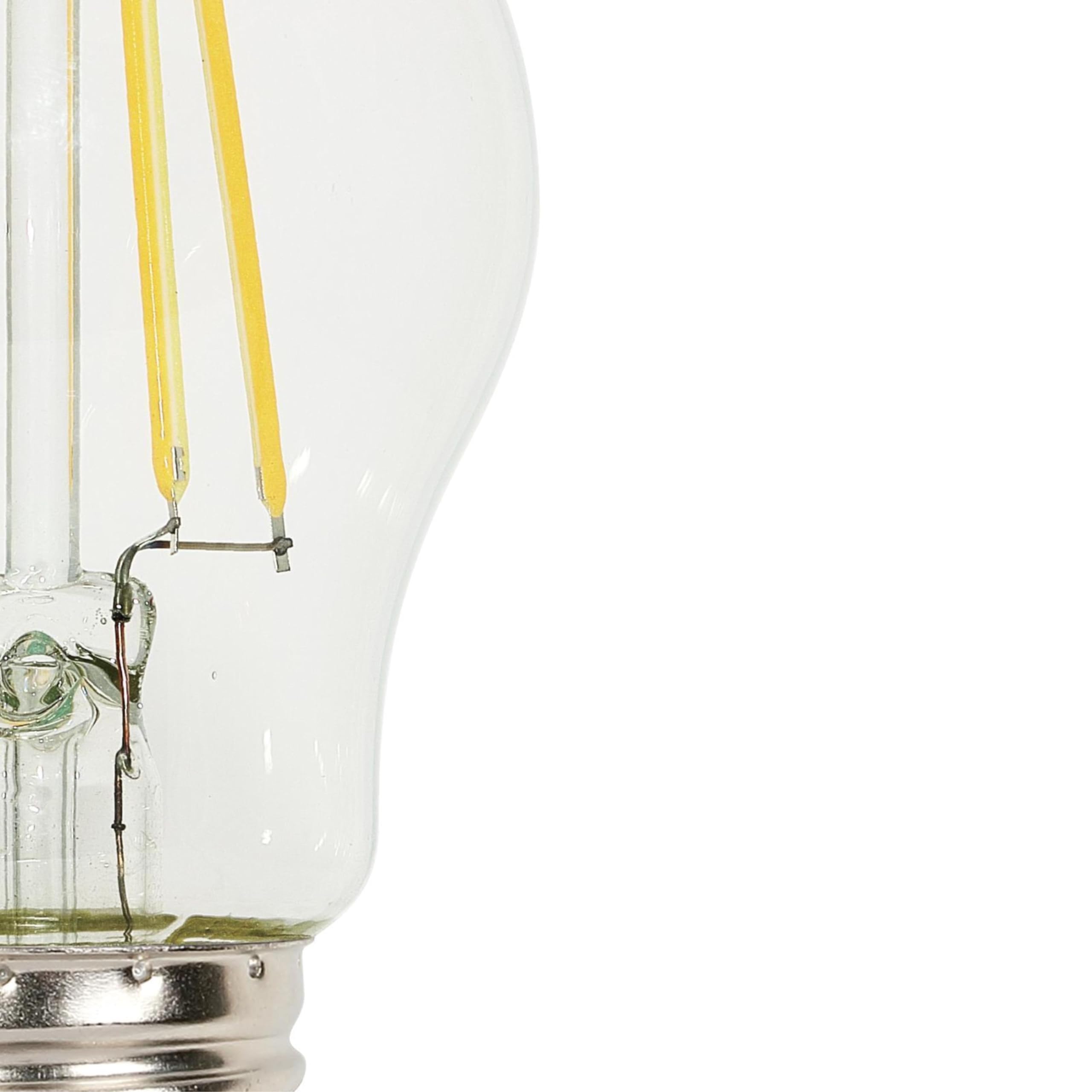 Westinghouse 5316600 4 5 Watt 40 Watt Equivalent A15 Dimmable Clear Filament LED Light Bulb Medium Base — view 4
