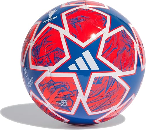 Miniatura 9 de adidas UEFA Champions League 2324 Club Ball Construction, Official Match Ball Graphics, UEFA Champions League Crest, Requires Inflation, Size 3-5,