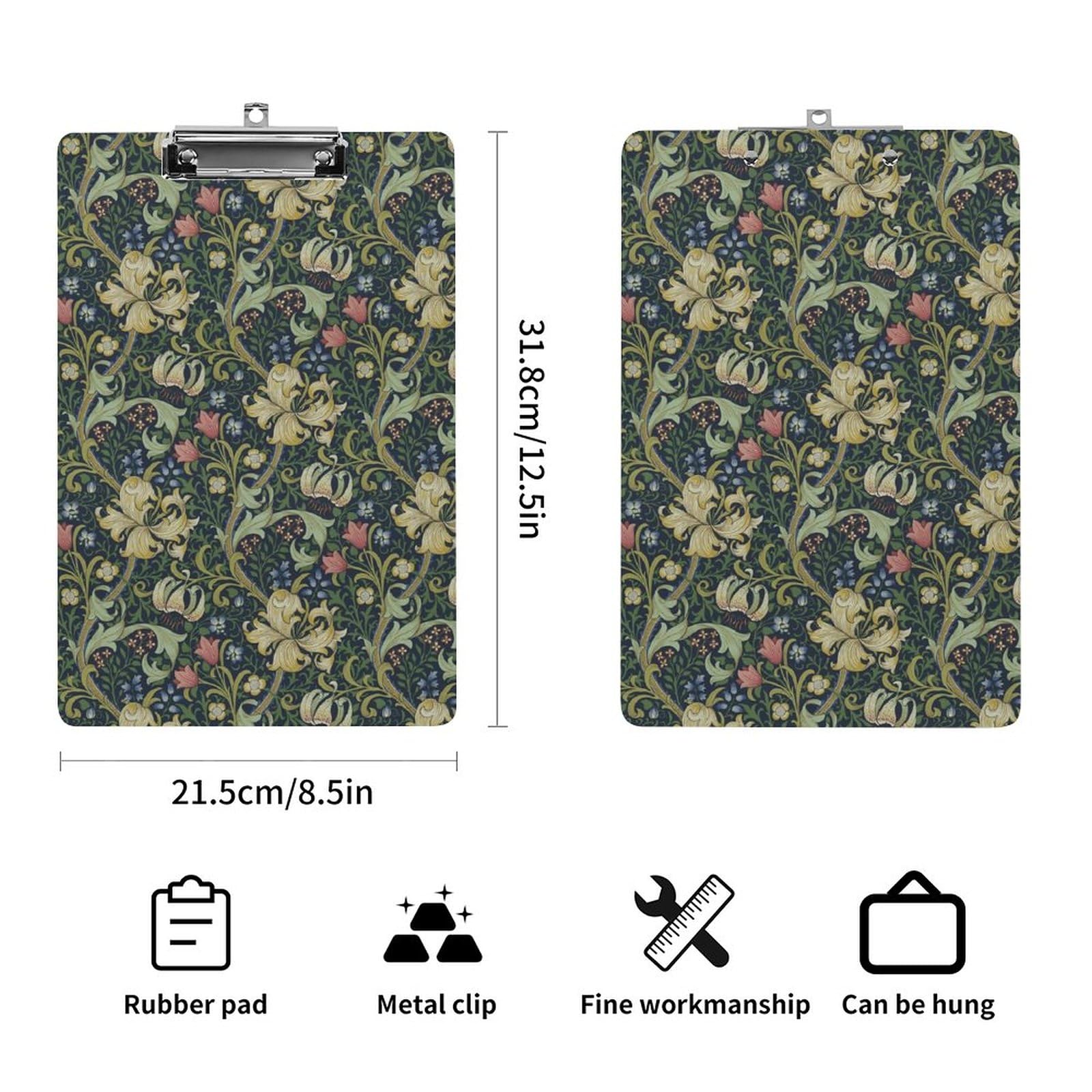 Amazon | ファイルボード アクリル板 ウィリアムモリス ペーパー 