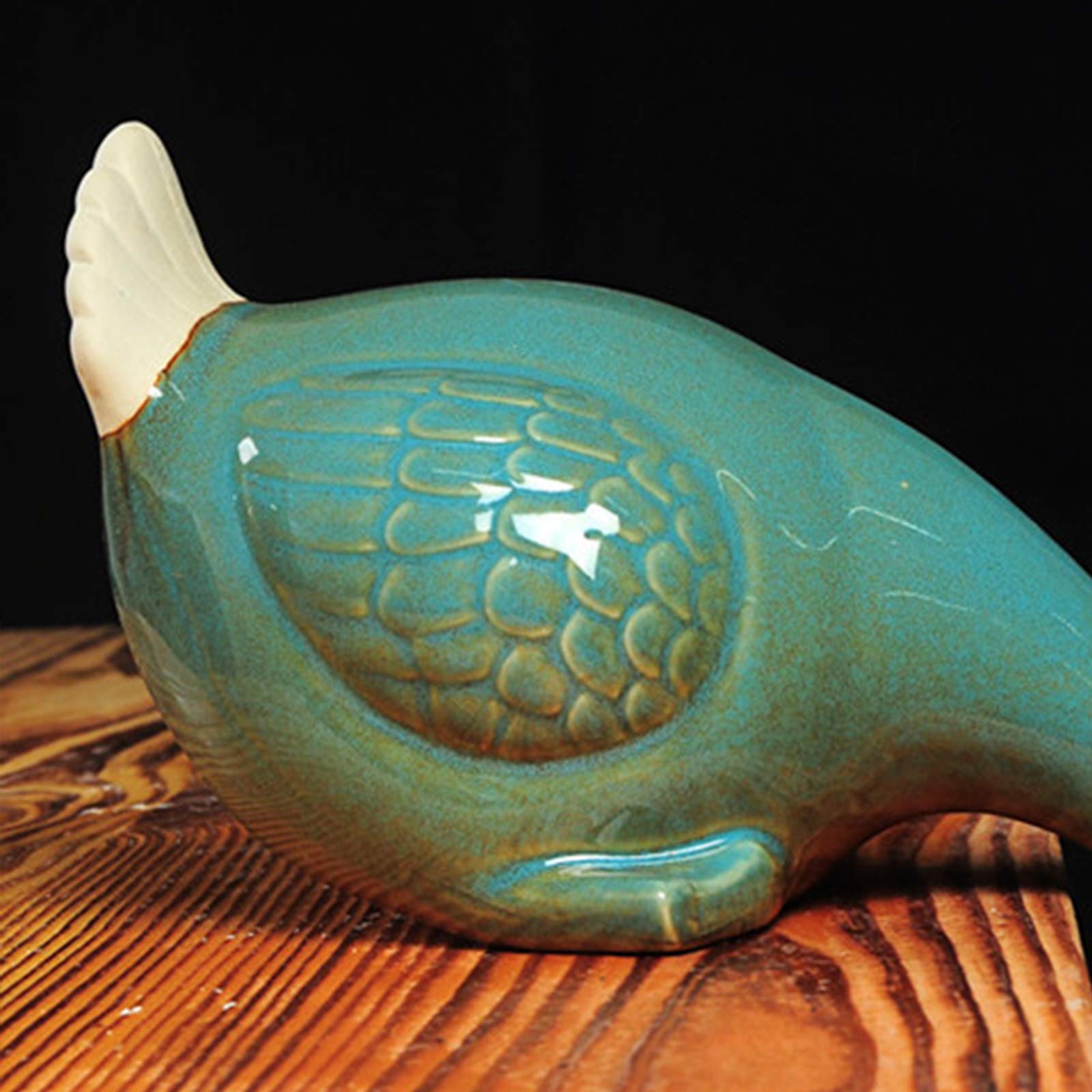 Statuetki i figurki ceramiczne dekoracje, rzeźby zwierząt do salonu, na zewnątrz lub wewnątrz, do ogrodu, stawu, rękodzieła artystycznego, zestaw