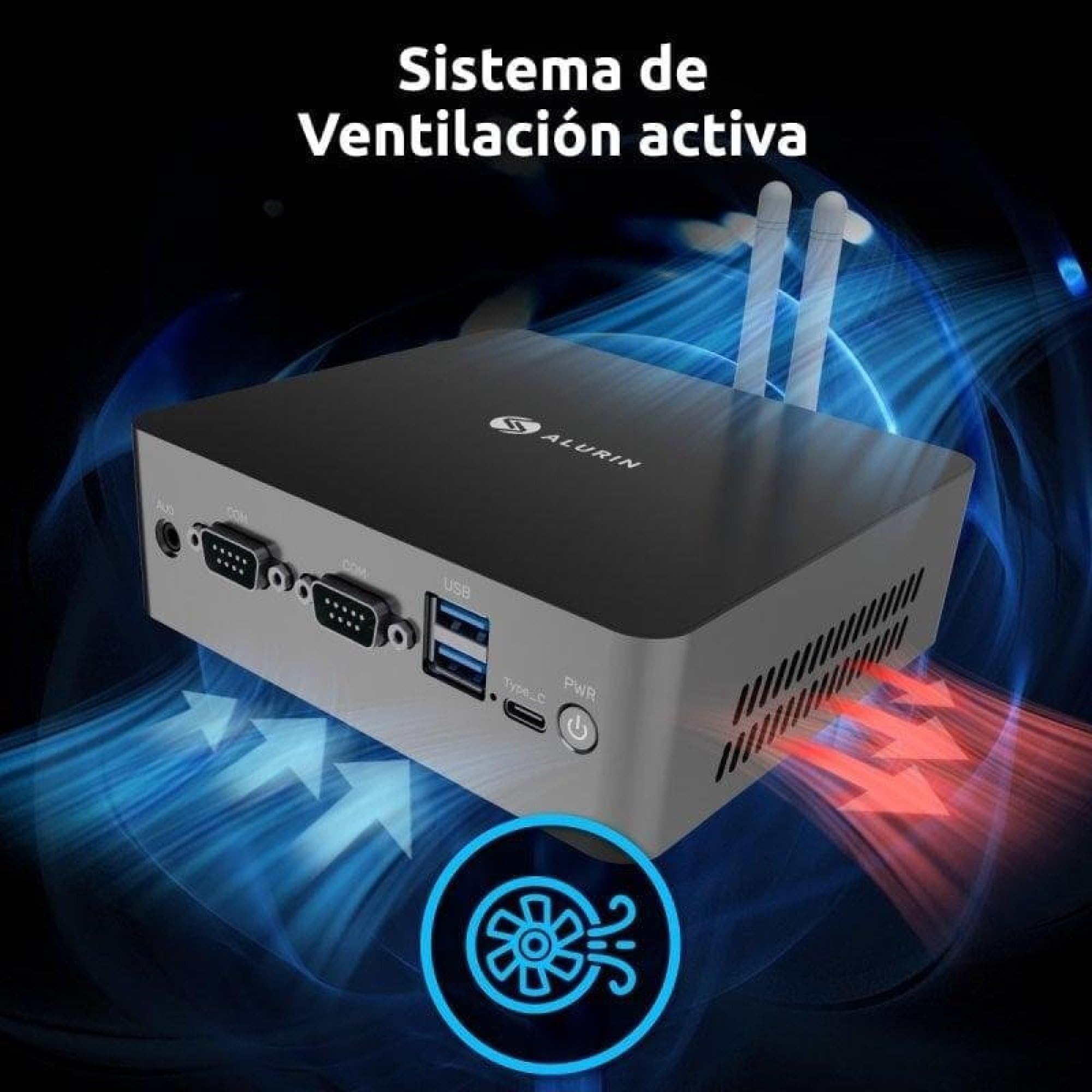 Alurin Mini PC Unit, Intel Core i5, 16GB, 500GB, Senza Sistema Operativo, Computer Compatto da Ufficio, Triplo Monitor, HDMI DisplayPort, USB-C, WiFi 5 Bluetooth, Supporto VESA, Grafica Intel UHD | Mini PC