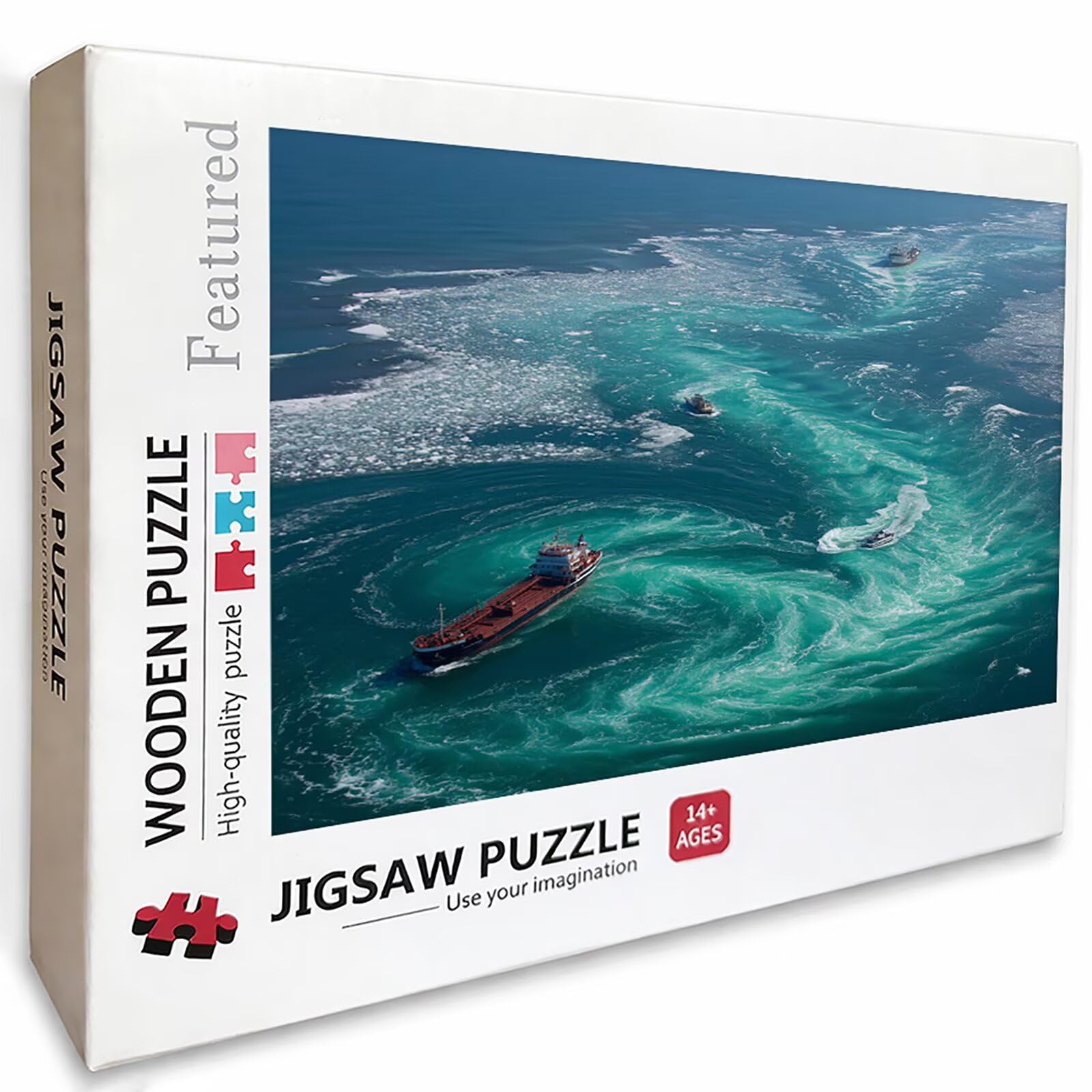 Drewniane puzzle w kształcie łodzi, 99 x 71 cm, morskie puzzle 2000 elementów dla dorosłych z pudełkiem, łatwe do odróżnienia, edukacyjna wymagająca gra, letnia dekoracja, piękne prezenty, K-2316