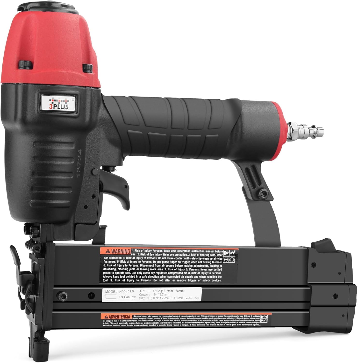 3PLUS H9040SP 18 Gauge 1/4-Inch Narrow Crown Stapler