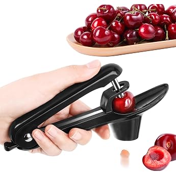 Cherry Pitter Cherry Pitter Cherry Stone Remover with Stainless Steel Rod Corer Cherry Corer for Fruit Pitter Remover Olive Corer Removal Pit Seeds Gadget