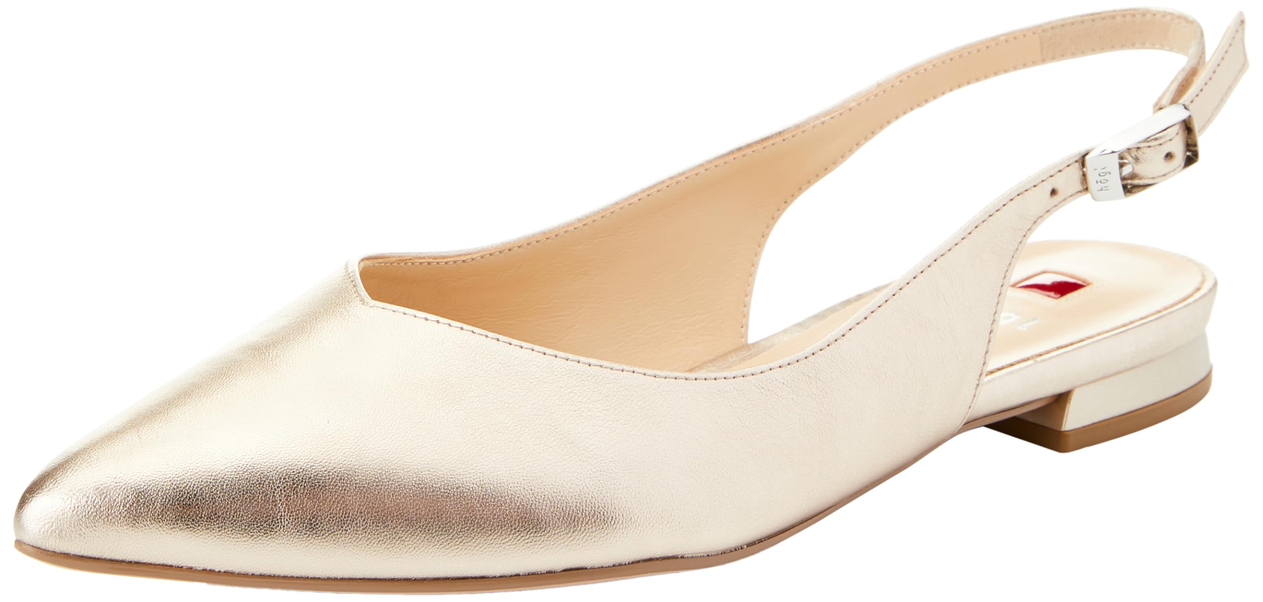 HÖGL Women's Mona Ballet Flats, Lightbronce, 35 EU X-Weit