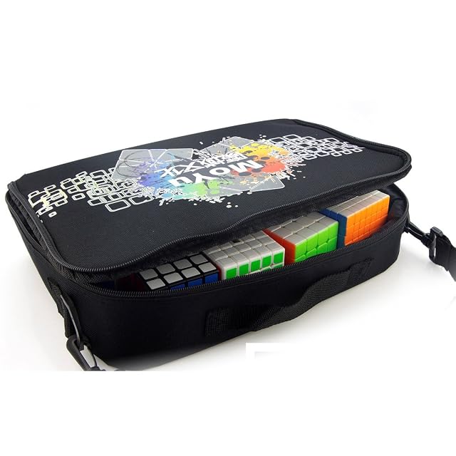 Foto 5 de 7 de Moyu Carrying Case Box Storage Bag Bolsa de hombro portátil para Magic Cubes Game Turismo Viajar