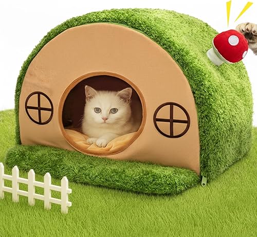 Cat Bed for Indoor Cats — close-up of materials and construction quality
