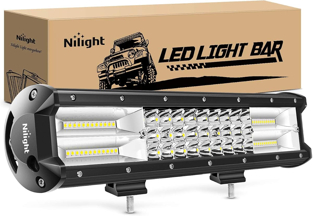 18003C-A 15 pulgadas Triple fila de luces 216W 21600LM punto de inundación Combo haz de luz LED barra de conducción barco Super brillante Led camiones todoterreno