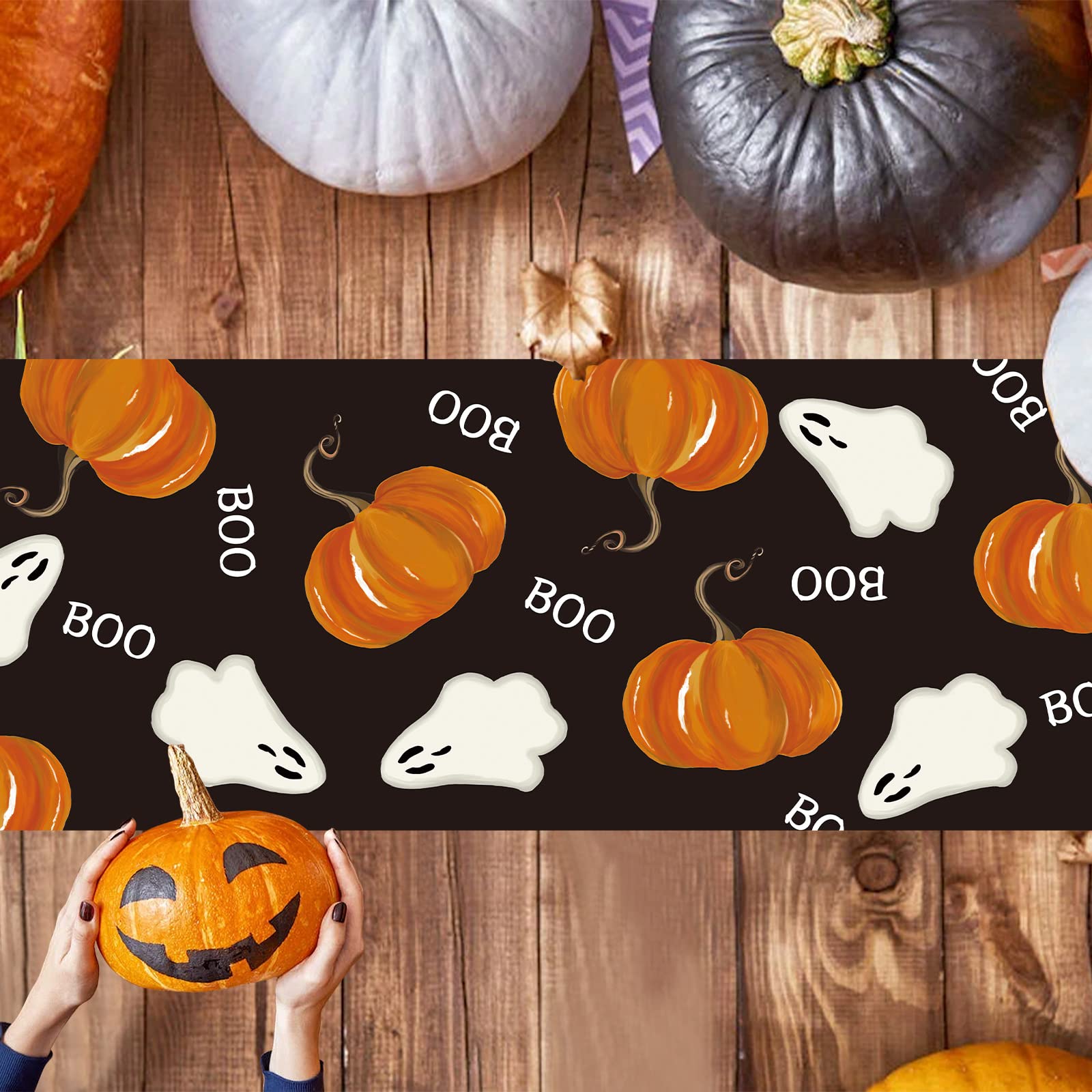 Fantasmas De Halloween Monstruo Fantasma Con Forma De Cara Aterradora Boo Espeluznante Mosca Blanca Linda Silueta Horror Malvada Por Image164132571