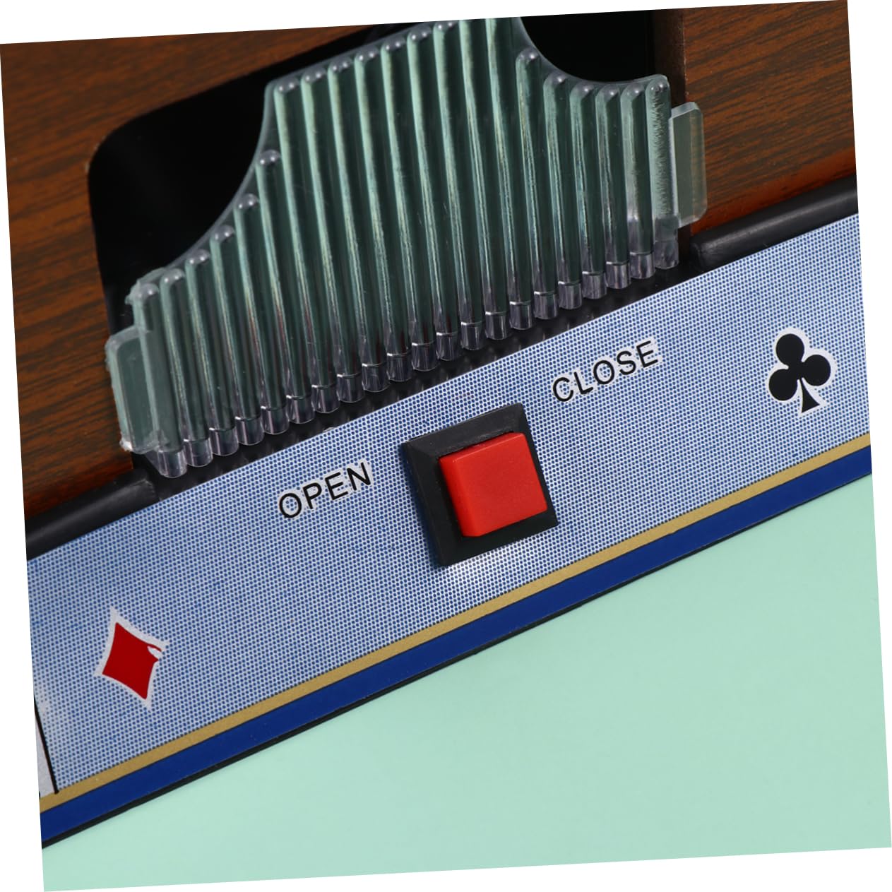 Mélangeur Automatique De Cartes à Jouer pour Joueurs De Poker Et Bridge Format Double Paquet en Bois Gestion sans Pile Outil De Mélange pour Jeux De Société Usage Ludique Et Compétitif