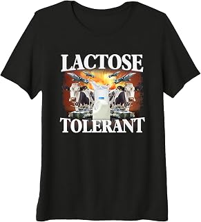 Lactose Tolerant Funny Trending Meme Premium Tri-Blend T-Shirt