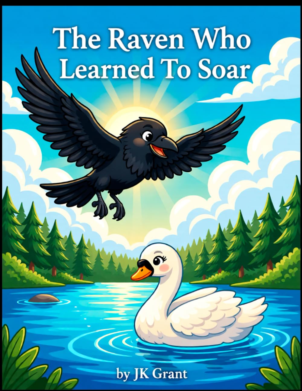 The Raven Who Learned to Soar: A Rhyming Forest Fable About Being Proud of Who You Are (JK Grant’s Illustrated Fables for Children)