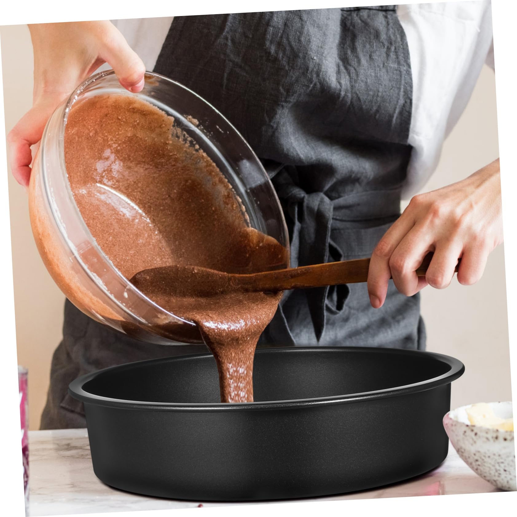 Alipis 3pièces Moules à Gâteau Antiadhésifs Pâtissiers De Moules à Gâteau Pour Gâteaux