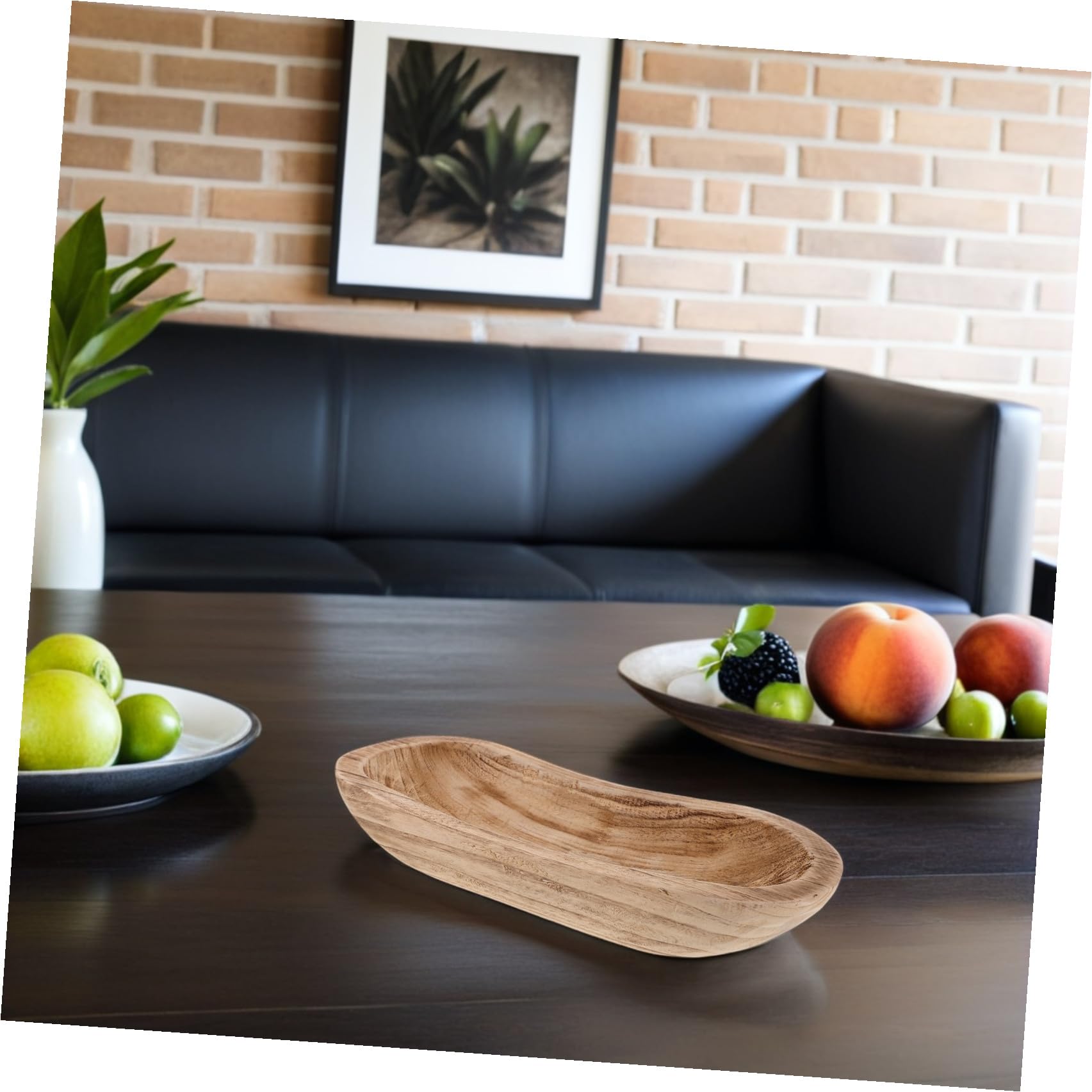ERINGOGO Bandeja de Madera para Velas Estilo Granja, Decoración Versátil para Hogar y Cocina, para Centro de Mesa