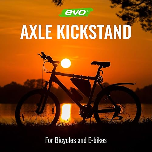 Miniatura 4 de evo Soporte de bicicleta - Soporte de eje de acero para bicicletas de 20"