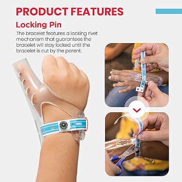TGuard AeroThumb & AeroFinger Bracelets Authentic, Non-Rip Wristbands to Secure ThumbGuards and FingerGuards, Finger & Thumb Sucking Deterrent, Supports Thumb & Finger Habit Prevention 60 Pcs