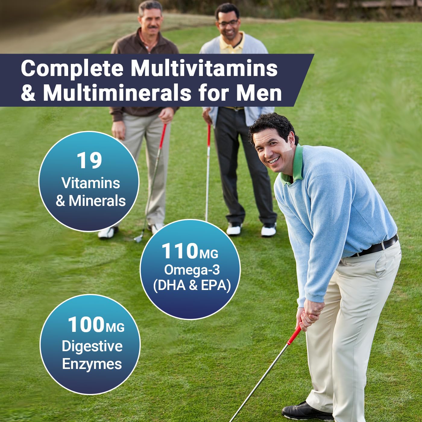 Mens Multivitamins Gummies, Methylated Multivitamin with Vitamins A C D K E — Amazon image 5