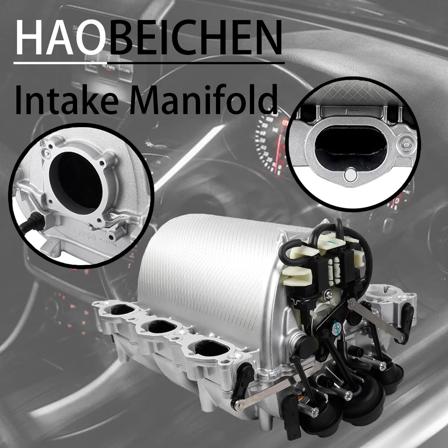 2721402401 Intake Manifold Compatible with 2006-2013 Mercedes C230 C250 C280 C300 C350 E280 E350 R350 CLK350 GLK350 ML300 ML350 ML450 S400 HYBRID SLK280 SLK300 SLK350 272 Engine Replace 2721402201