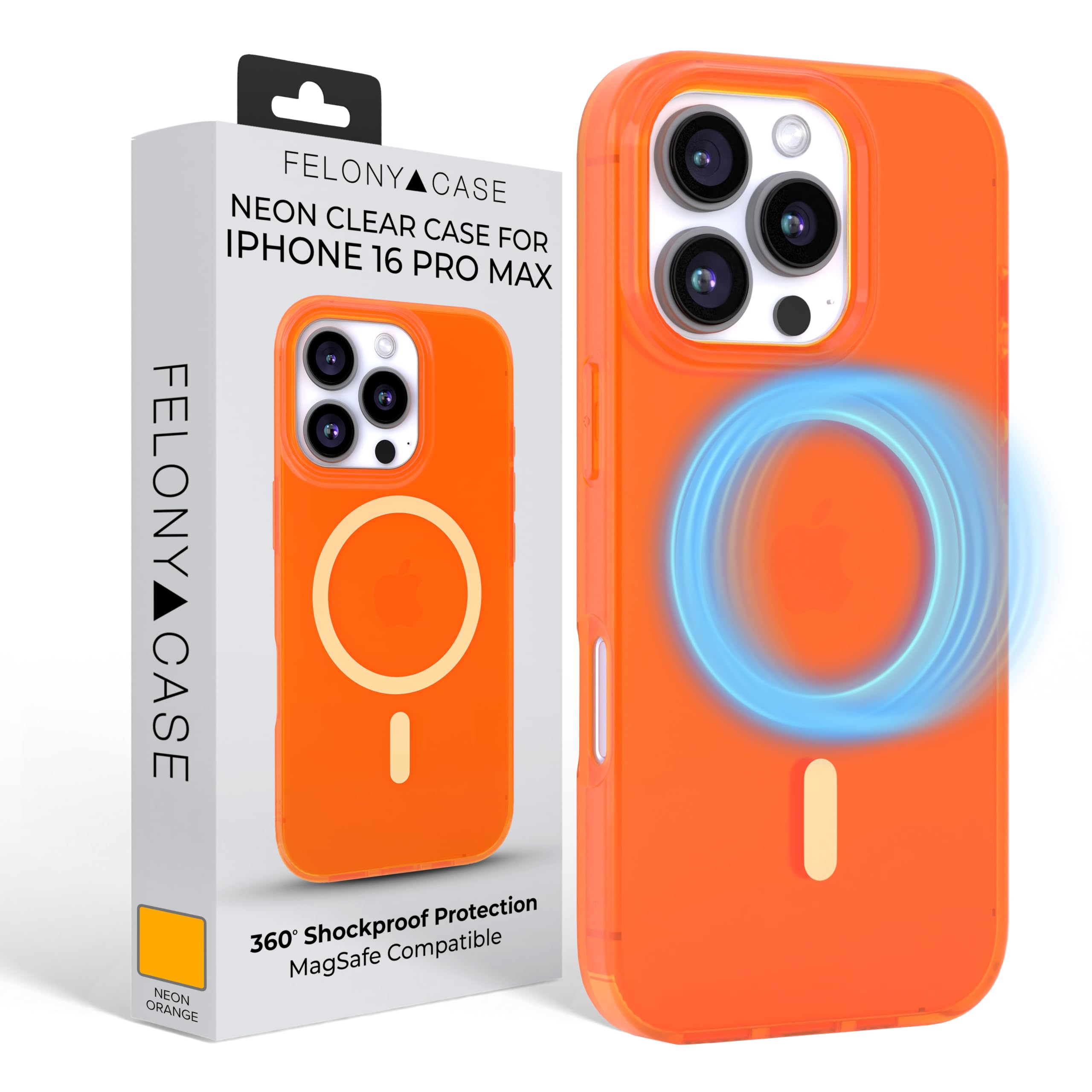 orangeFOMAX フォルマックスケージ Amazon.com: FELONY CASE for iPhone 16 Pro Max MagSafe Case