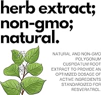 Vista 5 de Cápsulas de resveratrol de ultra alta pureza - 99% Trans-Resveratrol - Extracto de Knotweed japonés - Apoya la inmunidad, apoya el envejecimiento