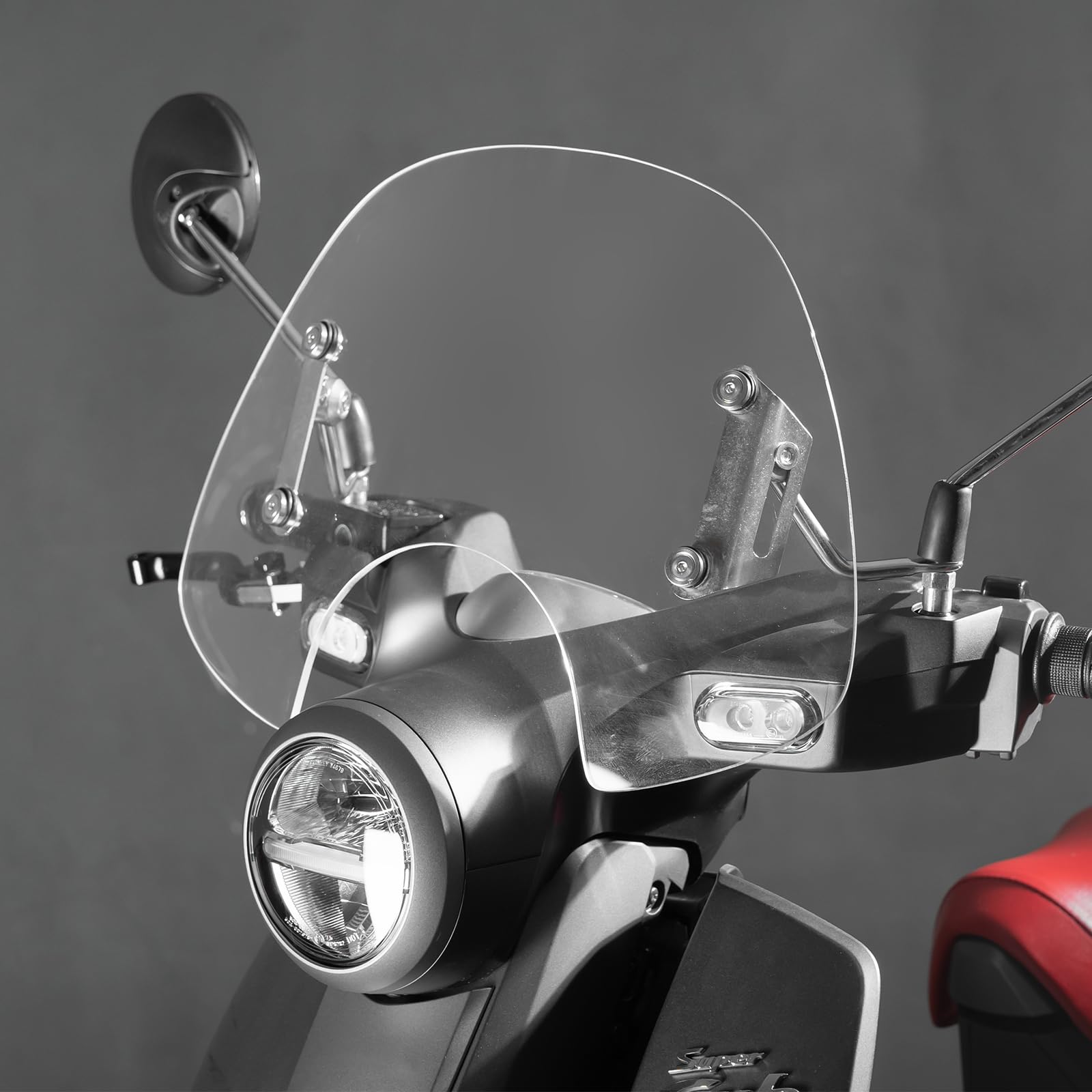 Amazon | HI-LINE バイク用 ウインドスクリーン スーパーカブ110/50