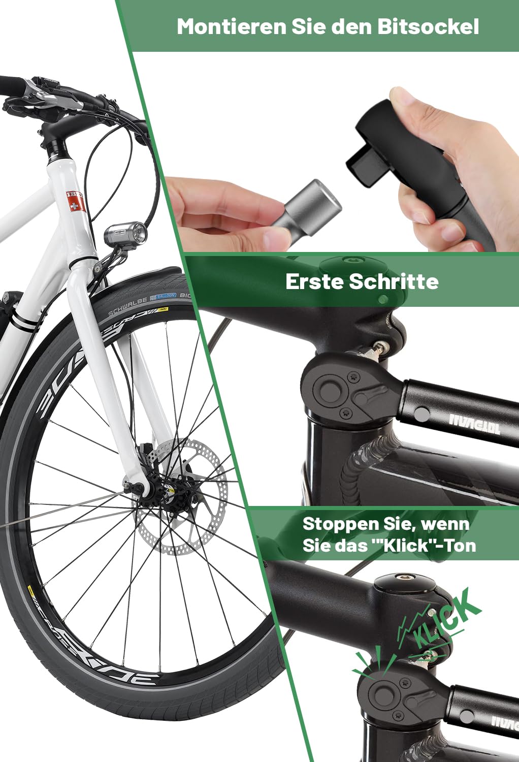 Clé dynamométrique 1/4" 1-25 NM 71 pièces pour vélo