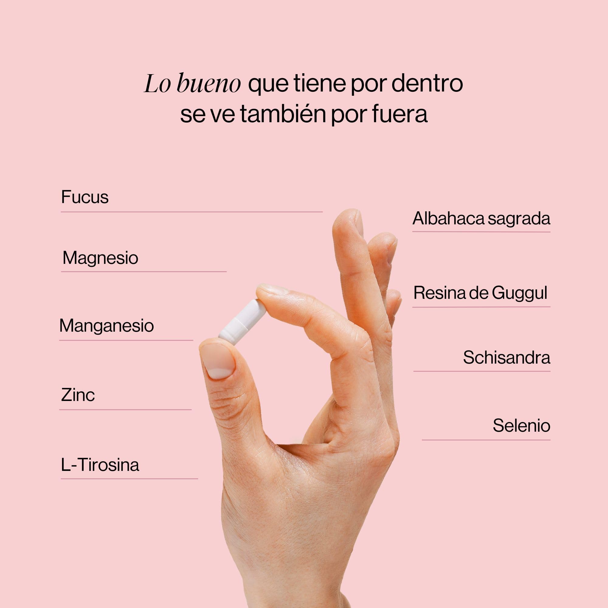 Thyroid Balance - Magnesio, L-tirosina, Yodo, Selenio, Albahaca Santa, Schisandra, Zinc, Manganeso y Guggul - Sin hormonas - 120 Cápsulas, Tummy Tox