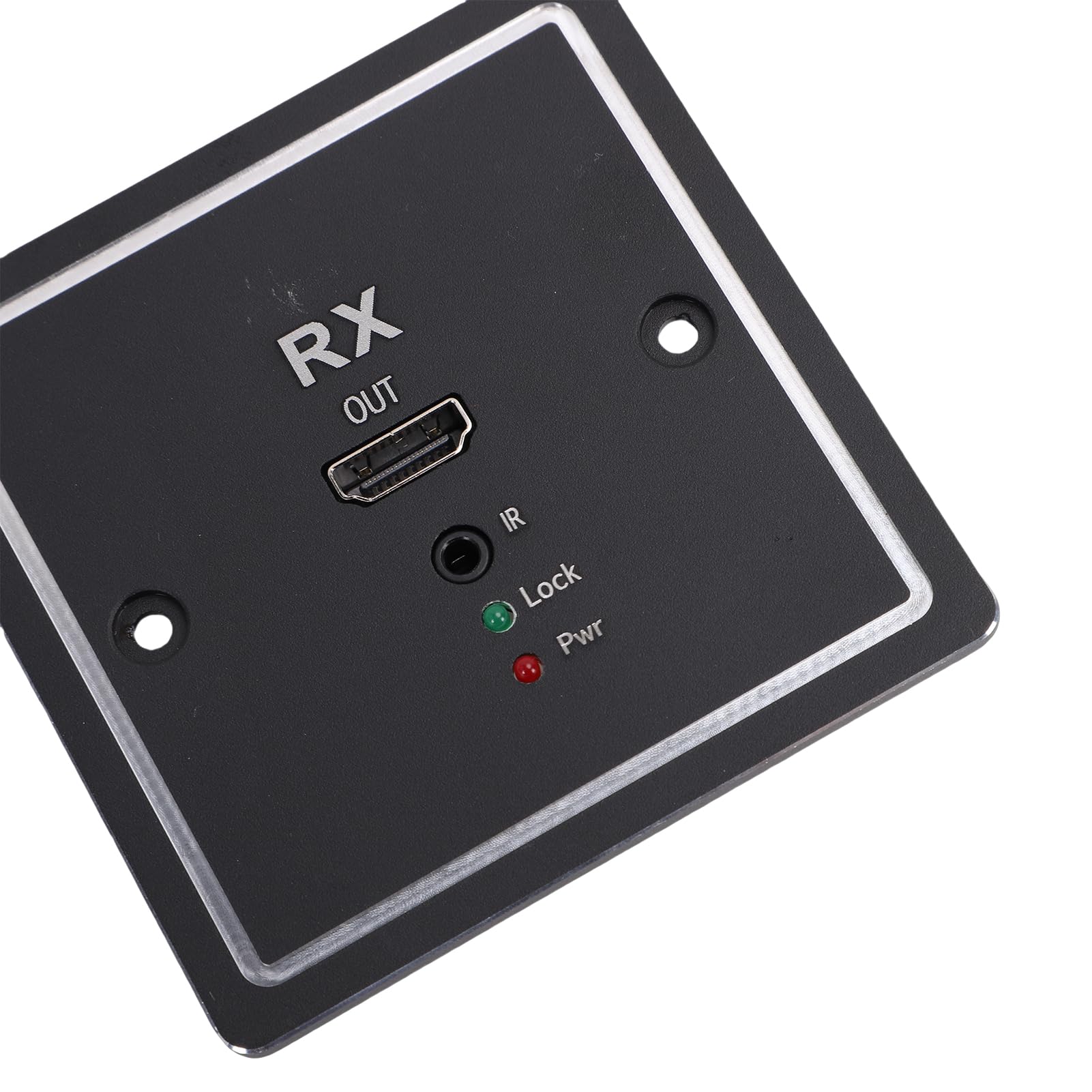 Extender per Piastra a Muro Multimediale HD Cat6 Supporto Ad Alta Risoluzione Compatibilità Versatile del Dispositivo per Console di Gioco Display 3,4x3,4 Pollici