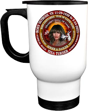 Tina Turner Singer Travel Mug/Cup, Astrology Sagittarius Zodiac Earth Rabbit