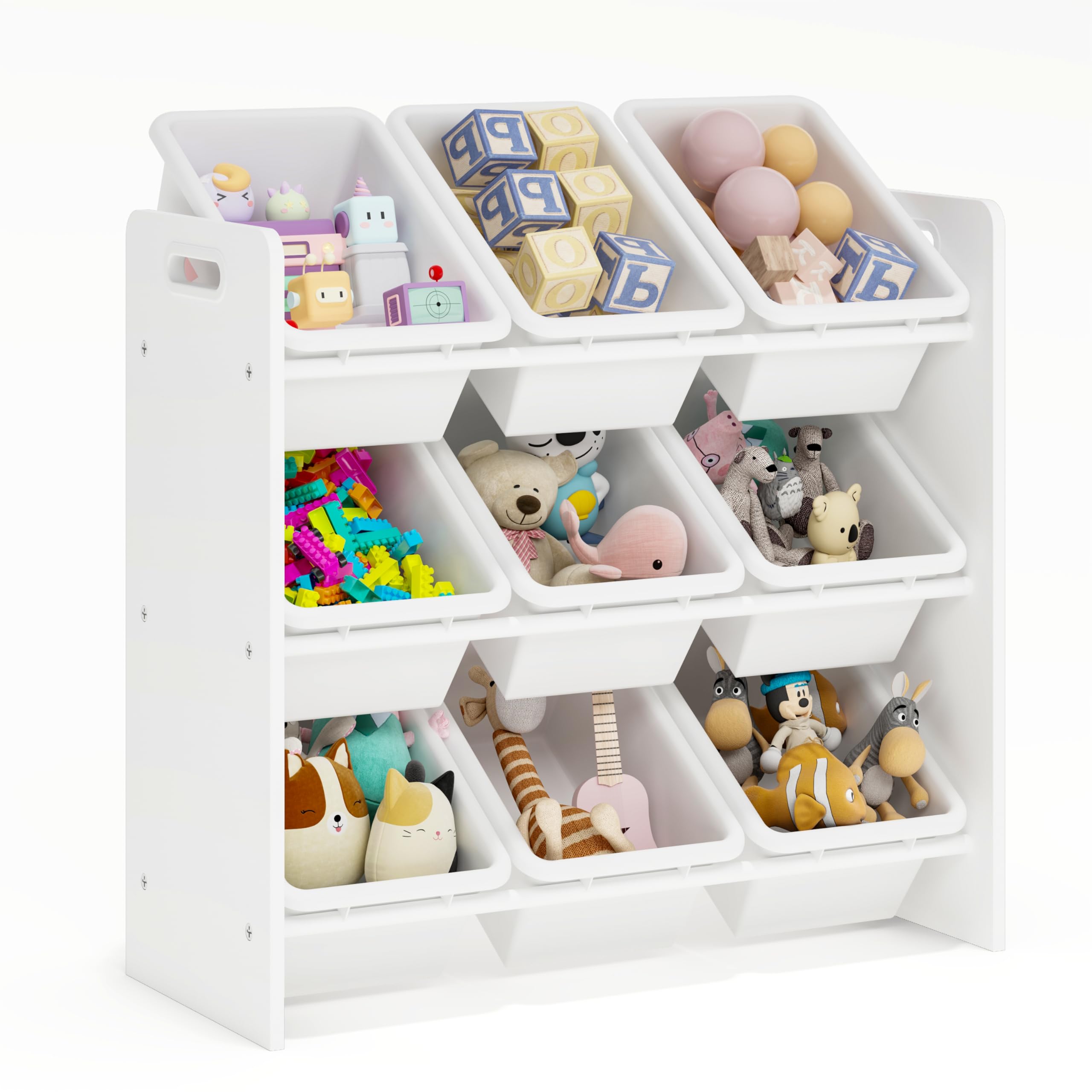 Lennox Furniture Toys Storage Organizer 9 Plastic Bins in sold price at auction in Canada